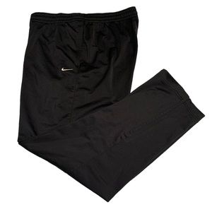 Nike Team Sweatpants Size Large Black Adjustable Waist String